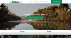 Desktop Screenshot of friendsoftheroswellparks.com